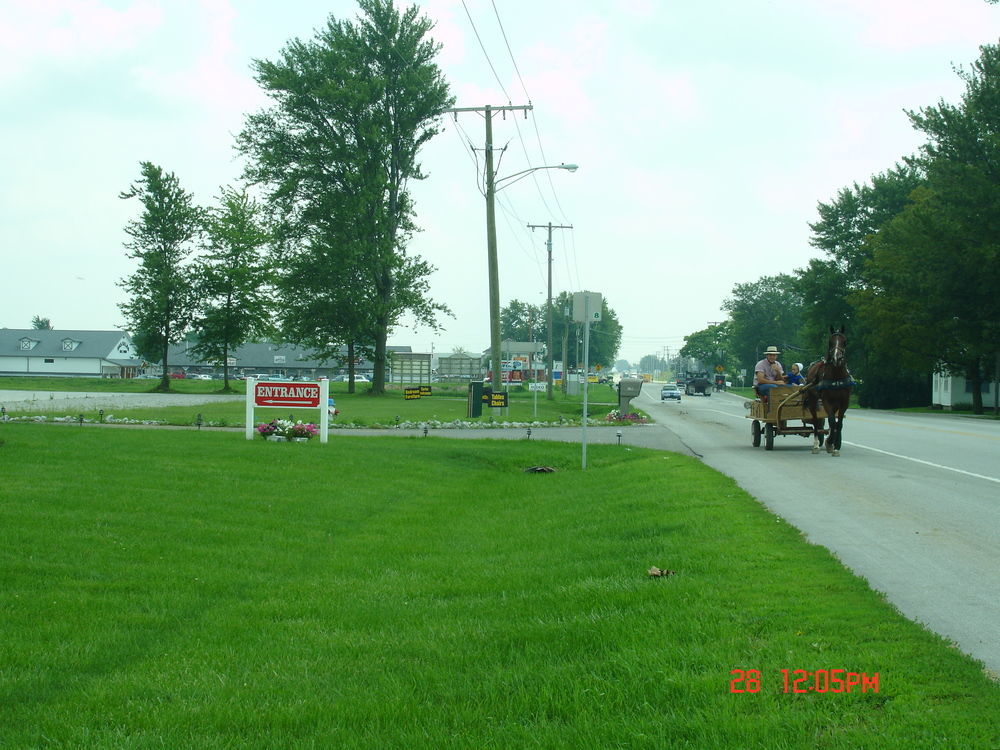 Der Ruhe Blatz Motel Shipshewana Buitenkant foto